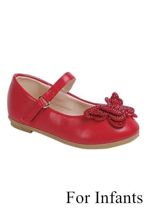 Infants Ankle Strap Flat Shoes FL-SABINA-85KA