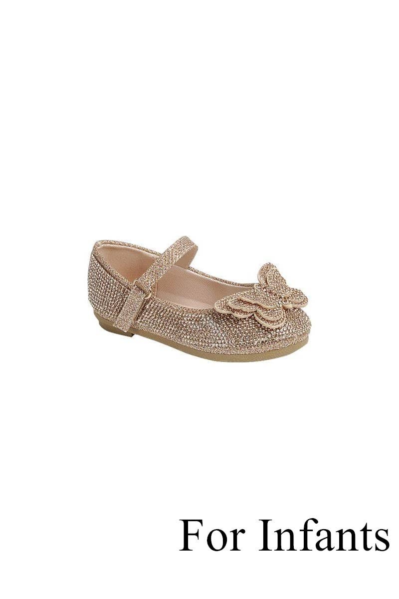 Infants Ankle Strap Flat Shoes FL-SABINA-89KA
