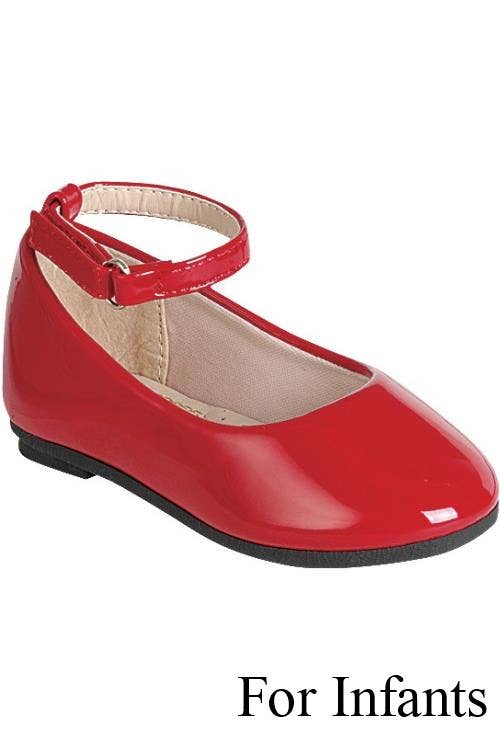 Infants Ankle Strap Flat Shoes FL-FLEXIBLE-49KA