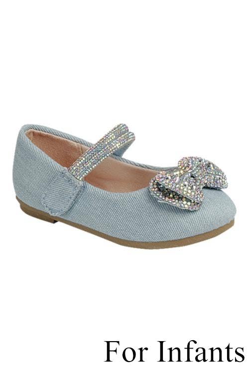 Infants Ankle Strap Flat Shoes FL-SUPPLE-90KA
