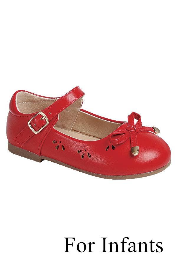 Infants Ankle Strap Flat Shoes FL-CUTIE-13