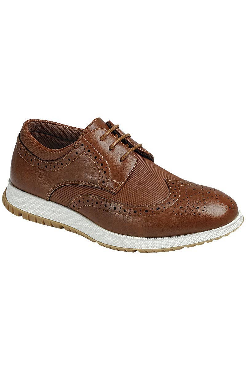 Boy Lace up sneaker Shoe for Big Kid and Teenager FL-MUSK-1W