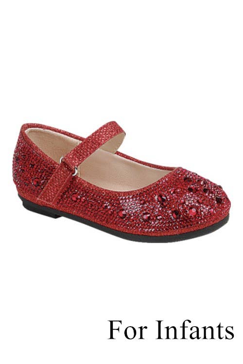 Infants Ankle Strap Flat Shoes FL-MARIANA-25KA