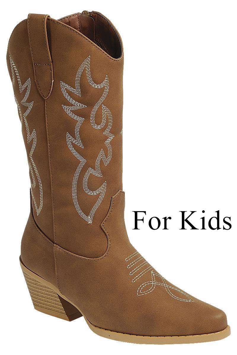 Cowgirl Chic Kids' Cowboy Boots FL-CREEK-15K