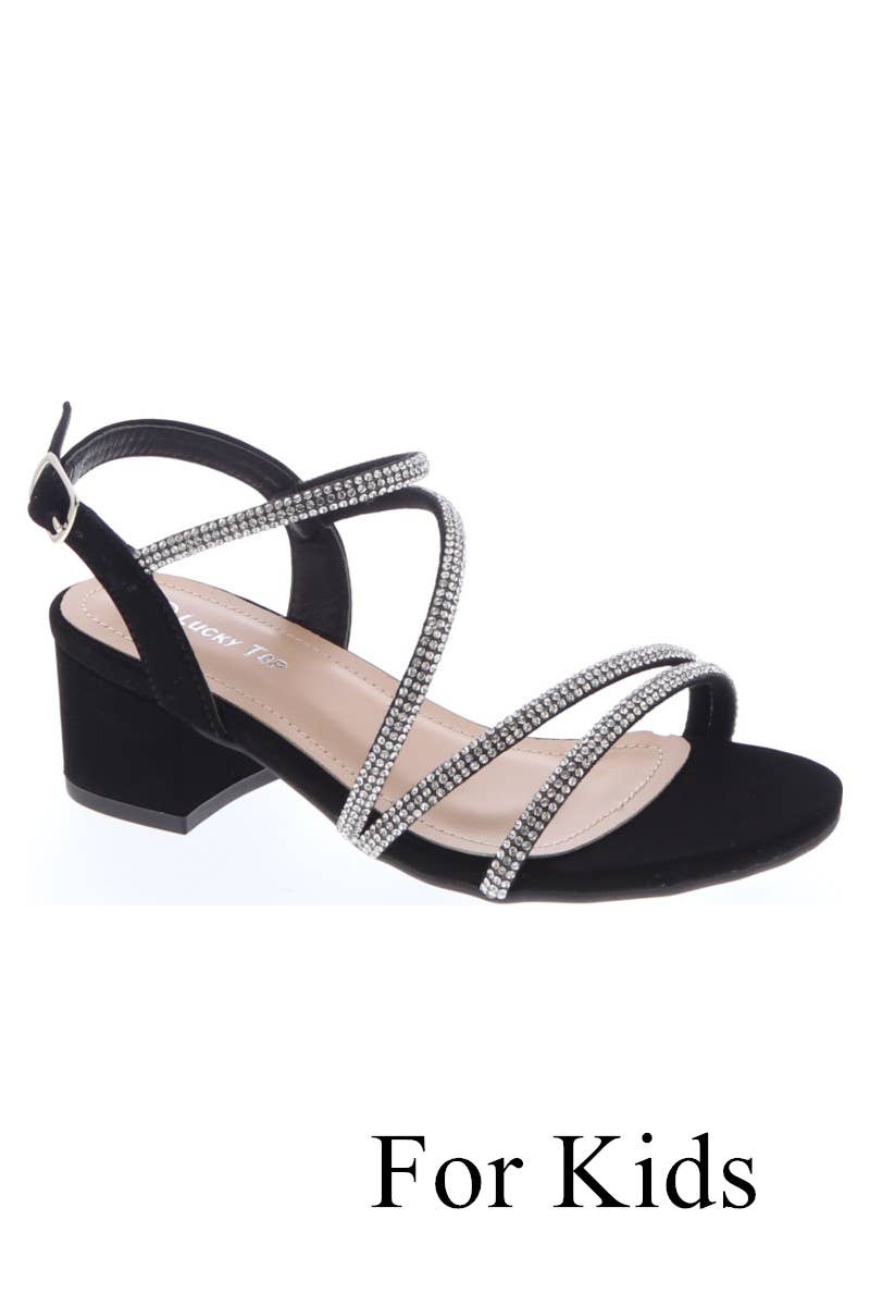 Kids Chunky Heel Party Shoes TG-NILE-38K