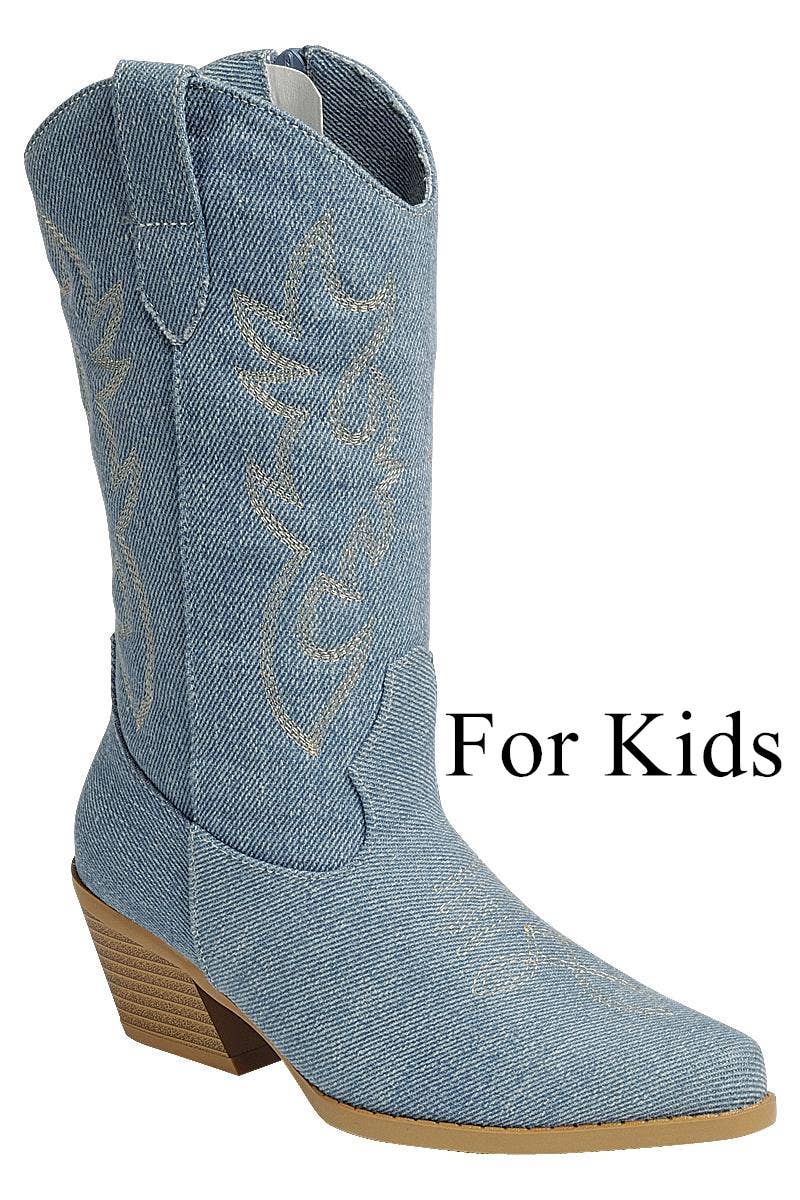 Cowgirl Chic Kids' Cowboy Boots FL-CREEK-15K