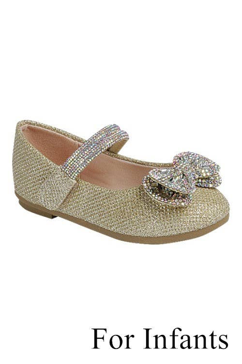 Infants Ankle Strap Flat Shoes FL-SUPPLE-90KA