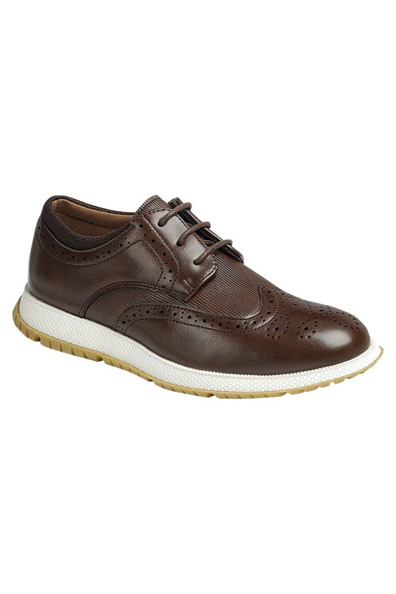 Boy Lace up sneaker Shoe for Big Kid and Teenager FL-MUSK-1W