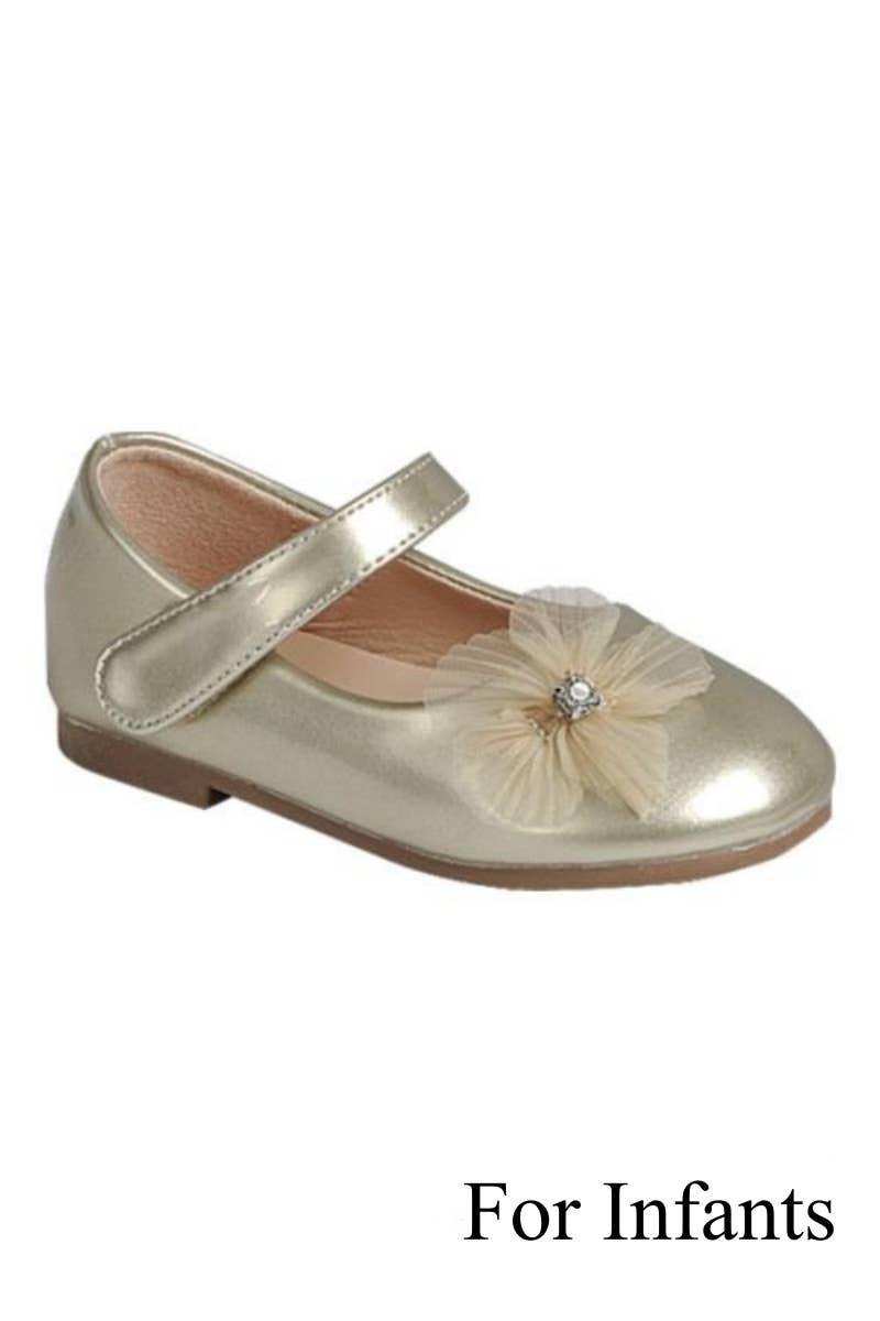 Infants Ankle Strap Flat Shoes FL-CUTIE-09