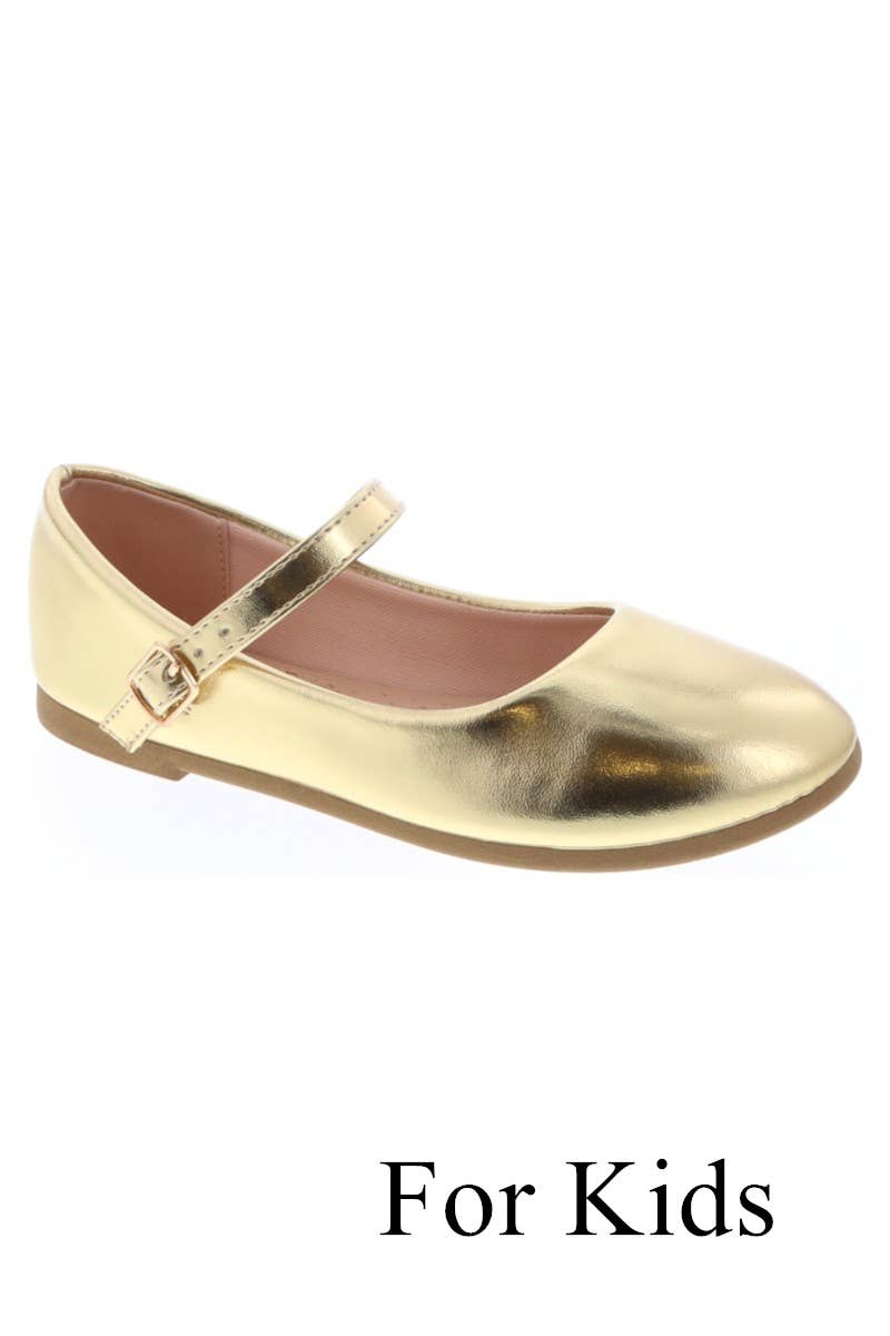 Kids Ankle Strap Flat Shoes TG-COSTA-1K