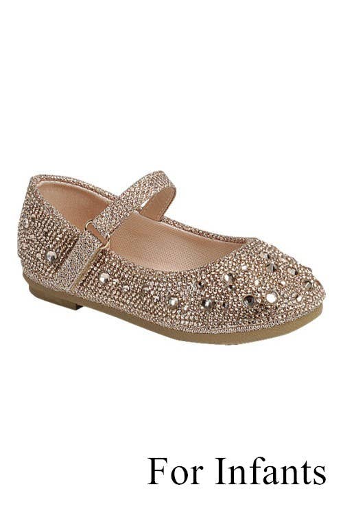 Infants Ankle Strap Flat Shoes FL-MARIANA-25KA