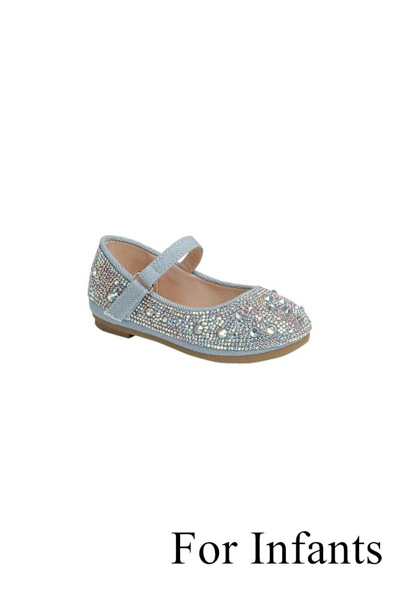 Infants Ankle Strap Flat Shoes FL-MARIANA-25KA