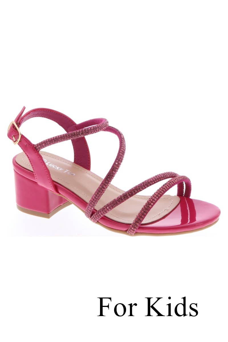 Kids Chunky Heel Party Shoes TG-NILE-38K