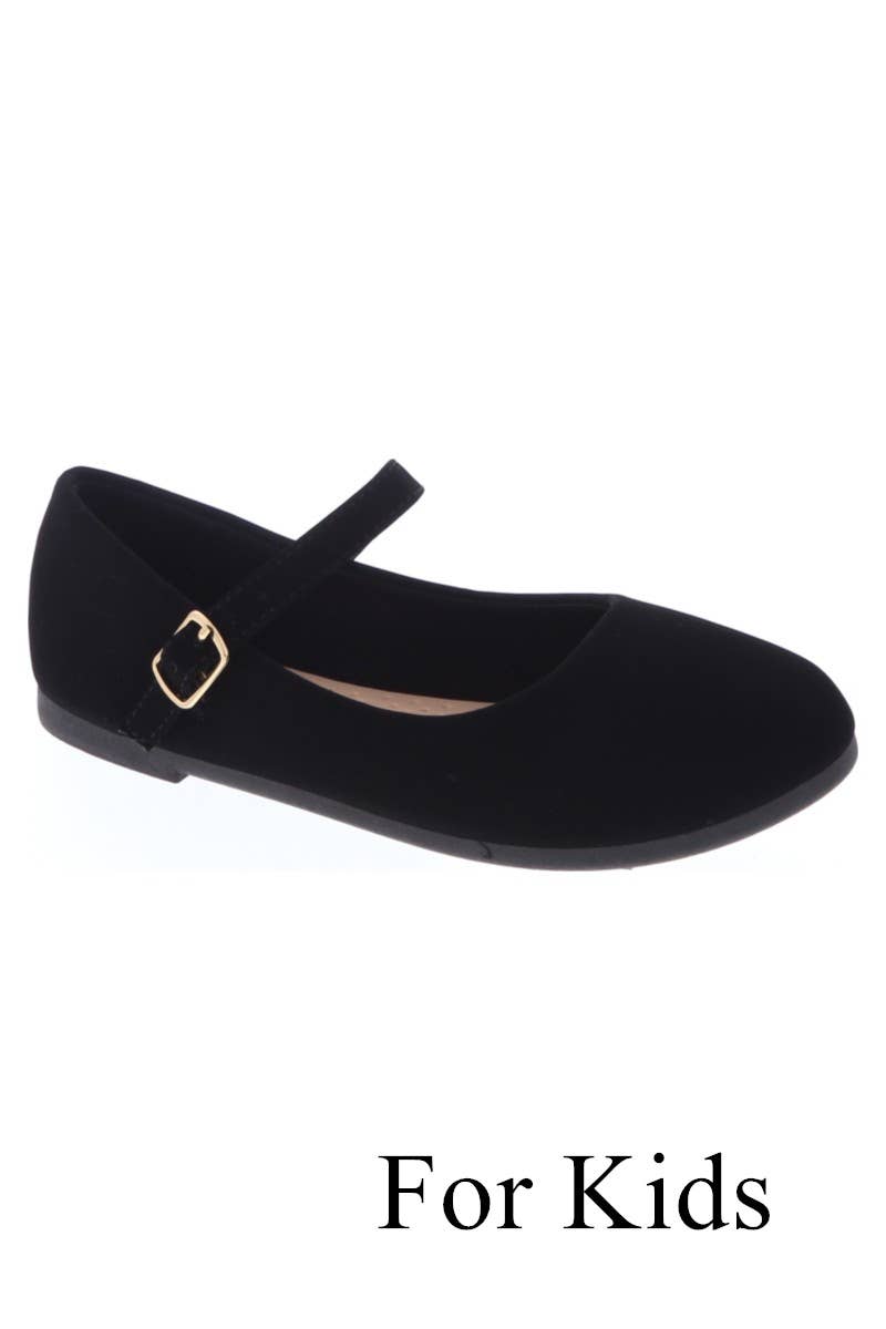 Kids Ankle Strap Flat Shoes TG-COSTA-1K