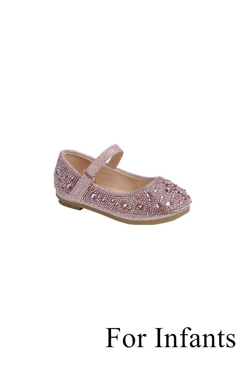 Infants Ankle Strap Flat Shoes FL-MARIANA-25KA