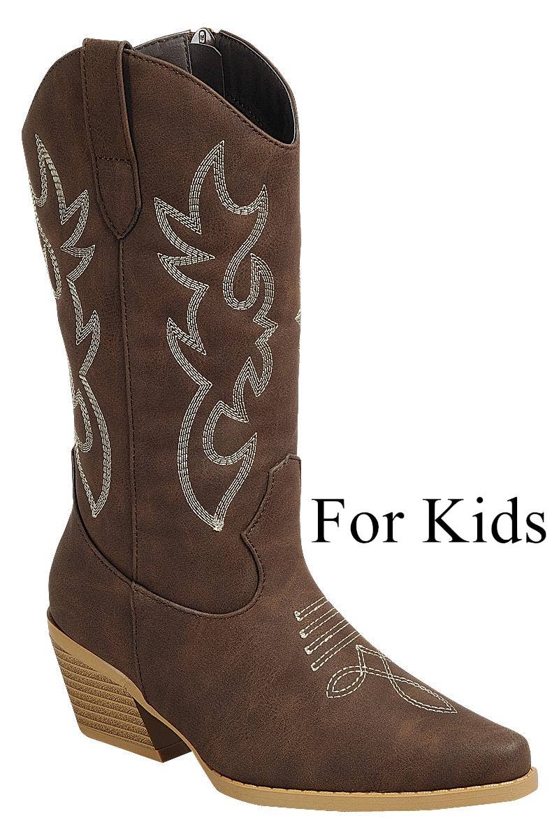 Cowgirl Chic Kids' Cowboy Boots FL-CREEK-15K