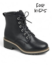 Kids Lace up Ankle Booties FL-AGENDA-12K