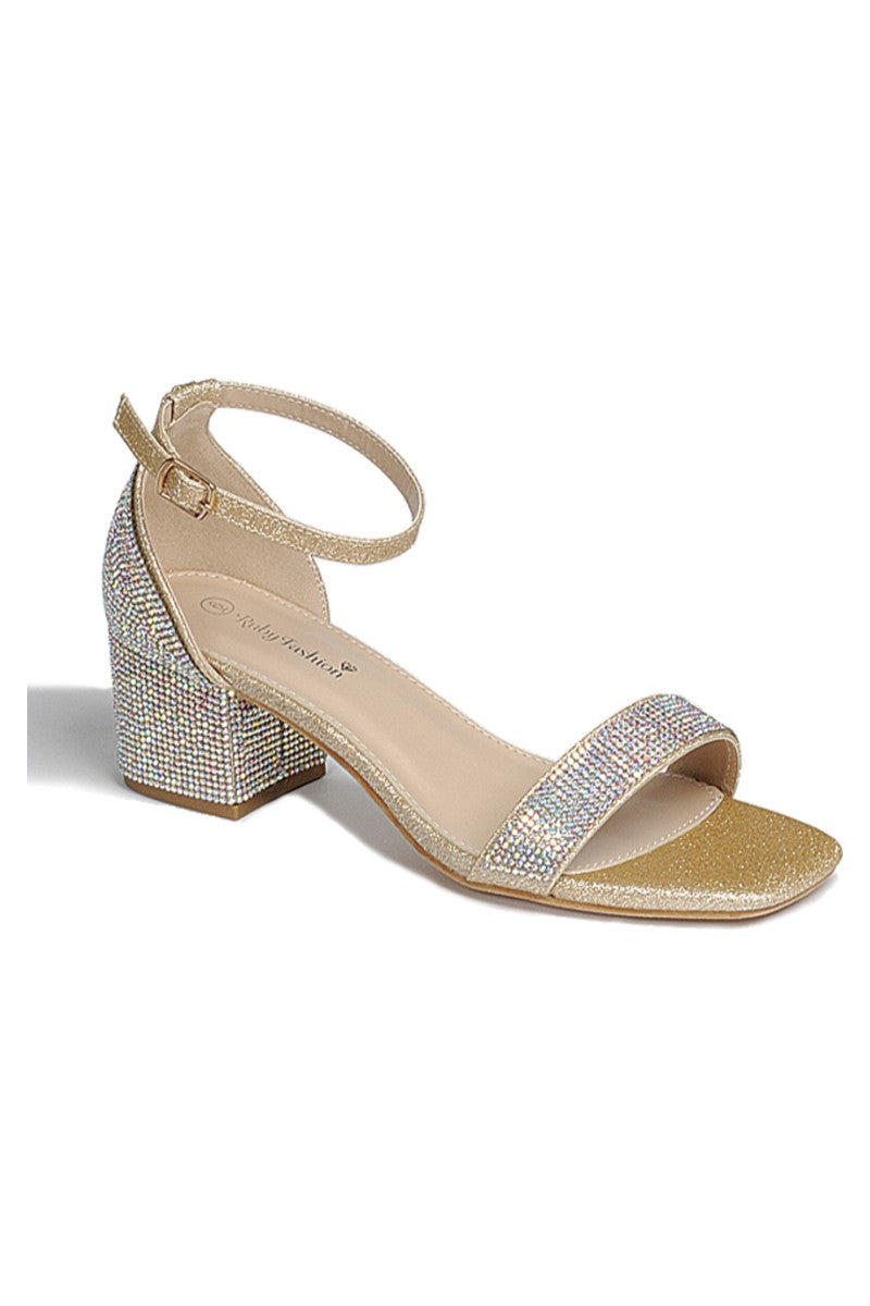 Women Chunky Heel Ankle Strap Party Shoes FL-ALLI-03