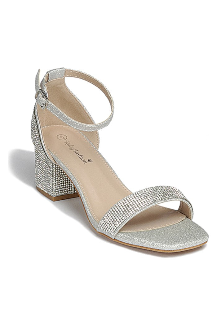 Women Chunky Heel Ankle Strap Party Shoes FL-ALLI-03