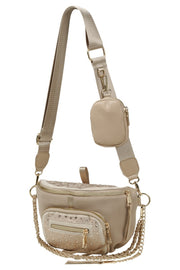 Women Crossbody Bag With Small Key Pouch FL-B12-882-14