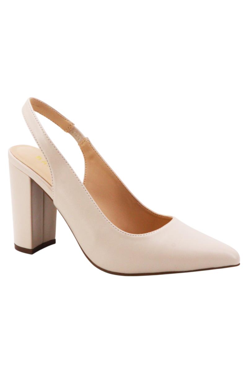 Women Chunky Heel Slingback Sandal Shoes JP-BELLFLOWER-82