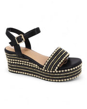 Women Wedge Heel Ankle Strap Sandals JP-BEYOND-18