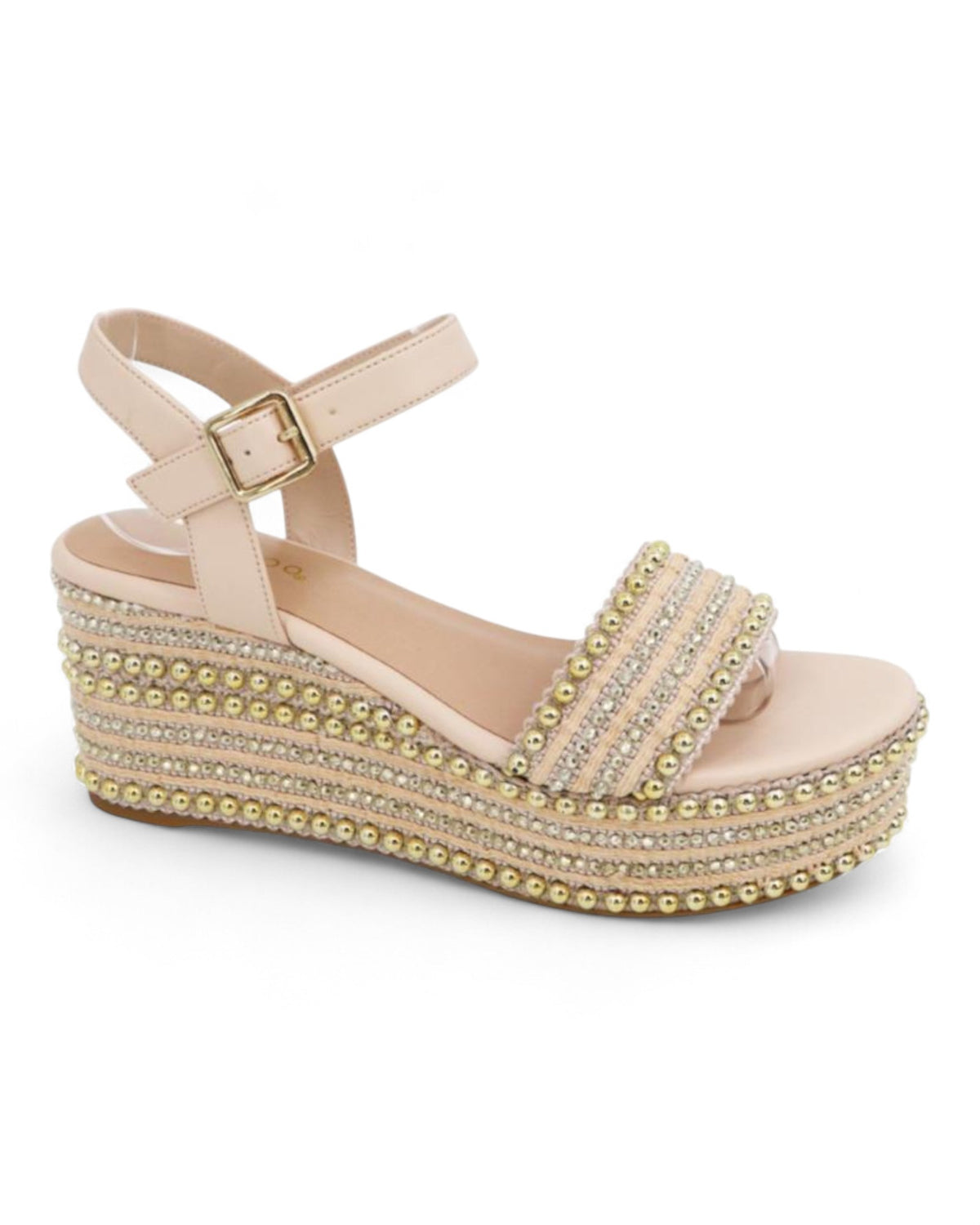 Women Wedge Heel Ankle Strap Sandals JP-BEYOND-18