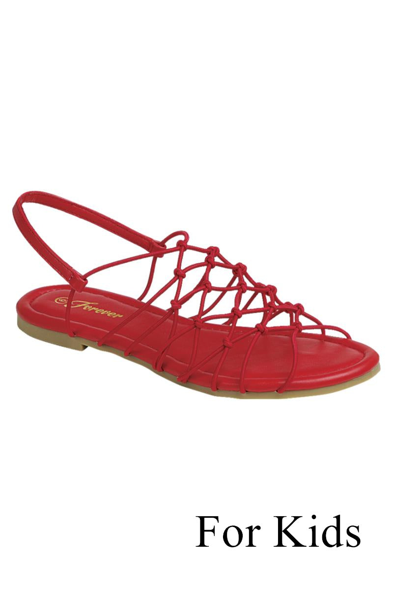 Kids Slingback Sandal Shoes FL-BELIEVE-09K