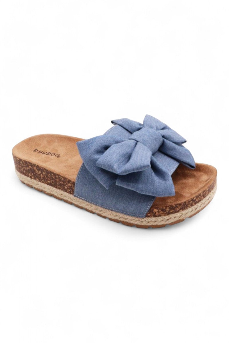 Women Bowtie Decoration Sandal Shoes JP-CLASH-20