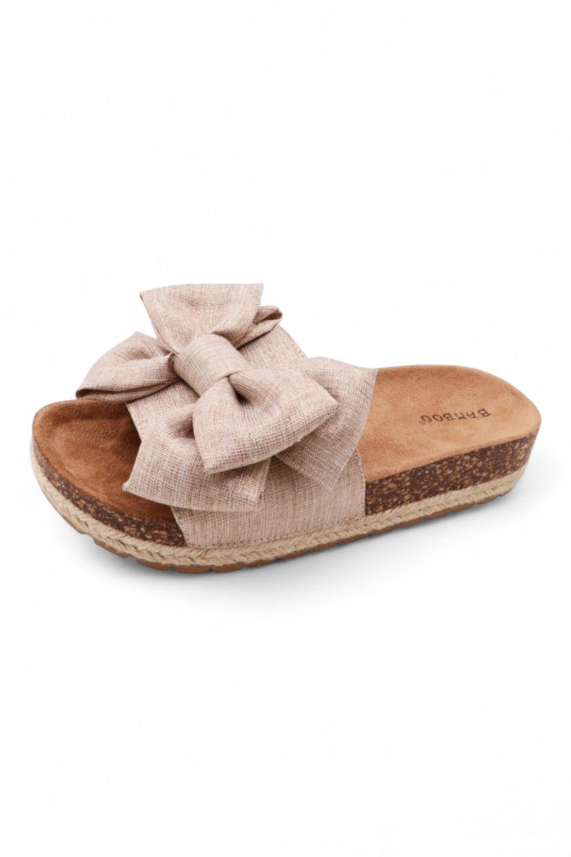 Women Bowtie Decoration Sandal Shoes JP-CLASH-20