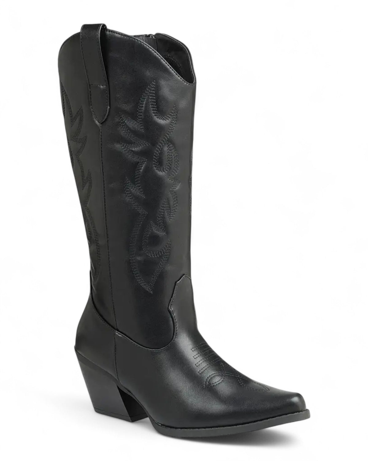 Women's High Chunky Heel Cowboy Boots FL-CREEK-15