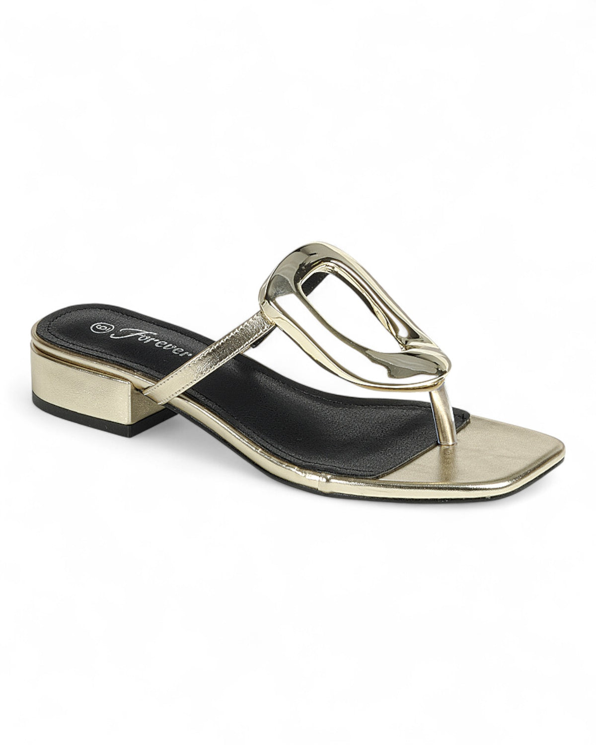 Women Chunky Heel Thong Sandal Shoes FL-CERTIFY-20