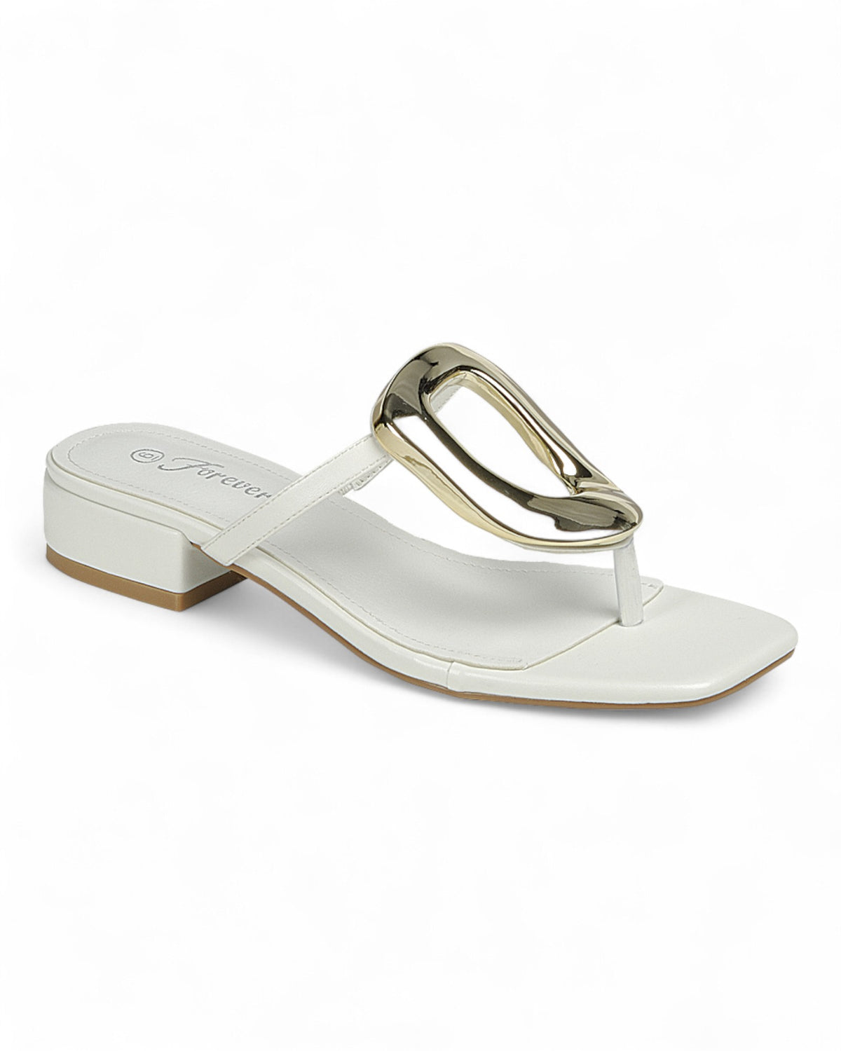 Women Chunky Heel Thong Sandal Shoes FL-CERTIFY-20