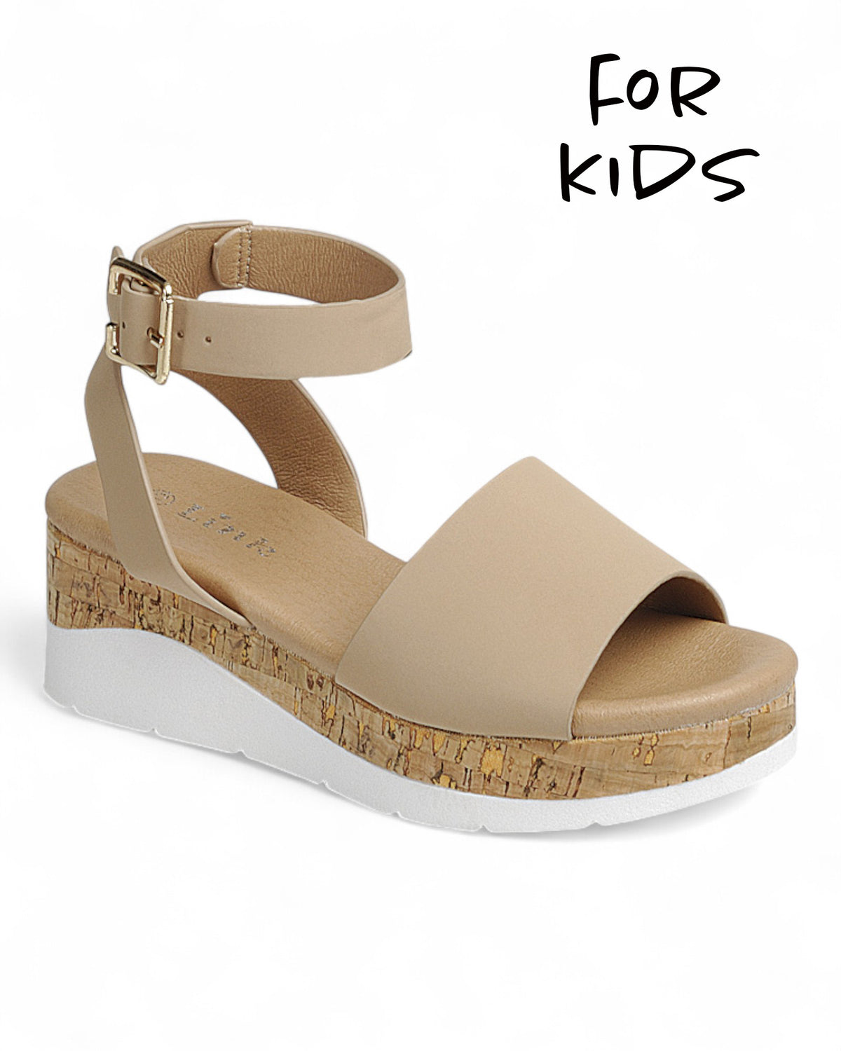 Kids Wedge Heel Ankle Strap Sandal Shoes FL-CLASS-57K