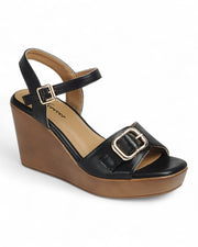 Women Wedge Heel Ankle Strap Sandal Shoes FL-CONTEST-33