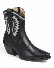 Women Chunky Heel Ankle Booties FL-CREEK-02