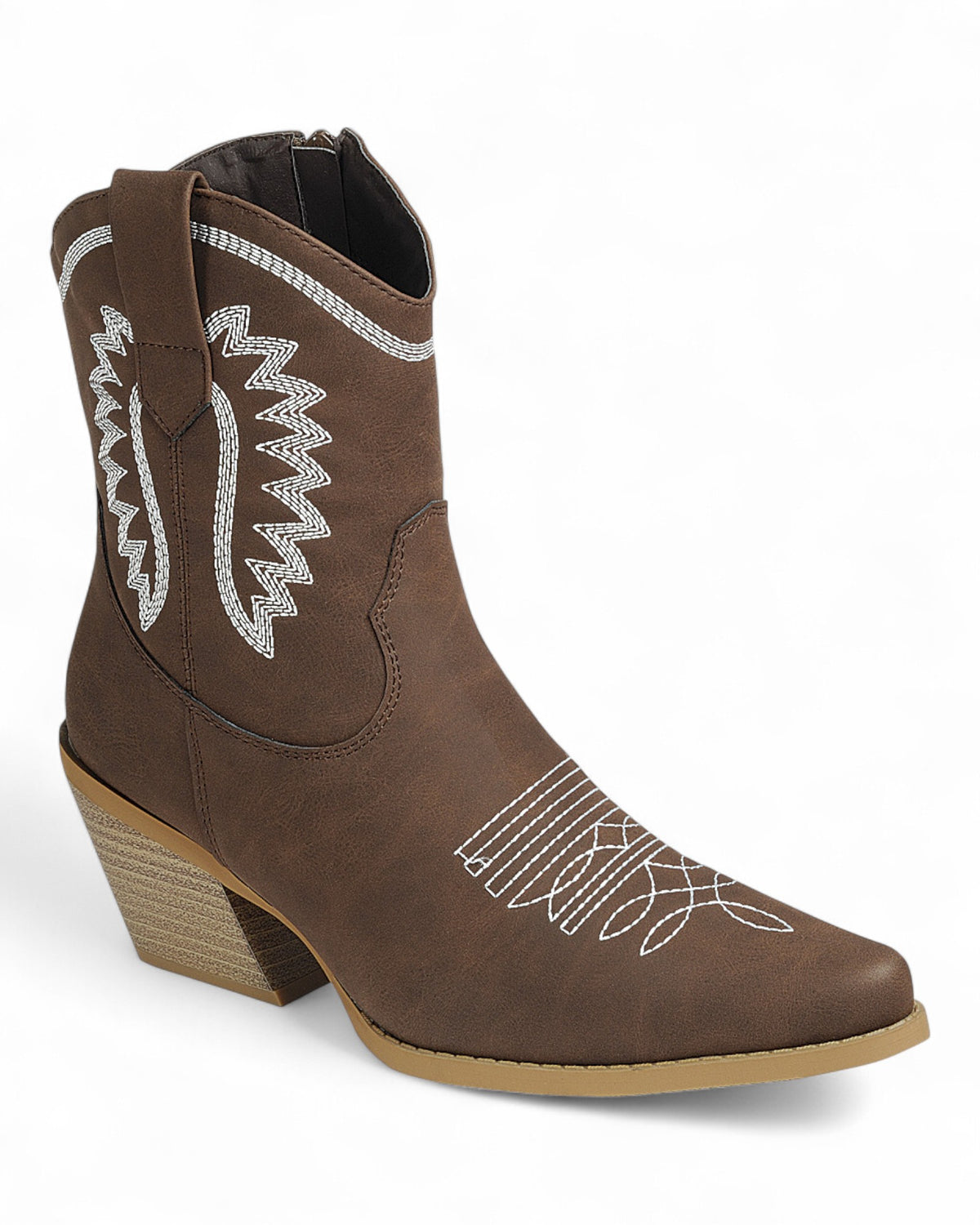 Women Chunky Heel Ankle Booties FL-CREEK-02