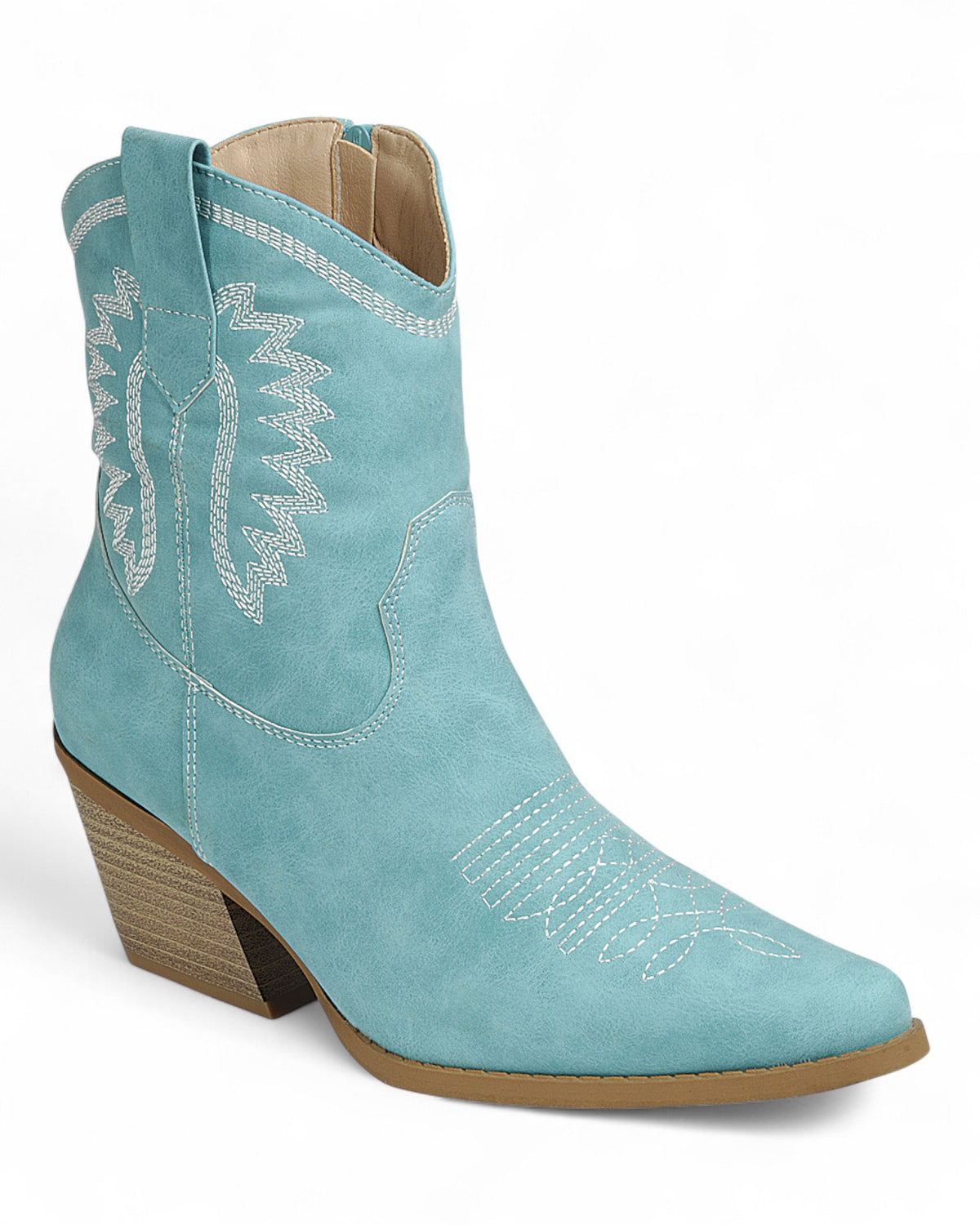 Women Chunky Heel Ankle Booties FL-CREEK-02