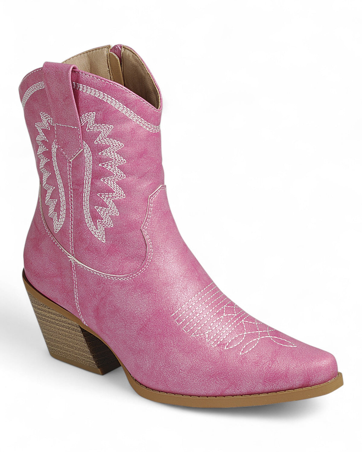 Women Chunky Heel Ankle Booties FL-CREEK-02