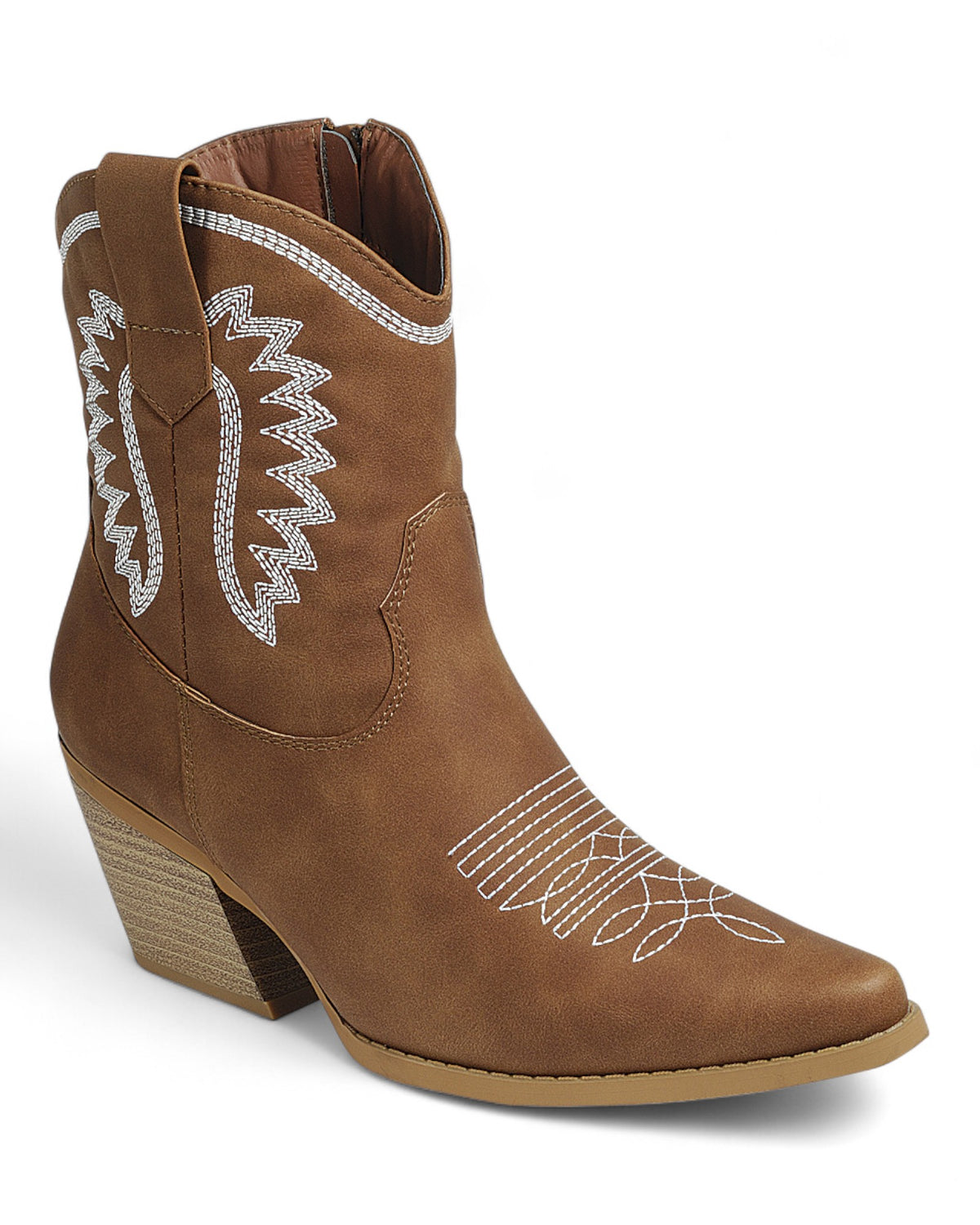 Women Chunky Heel Ankle Booties FL-CREEK-02