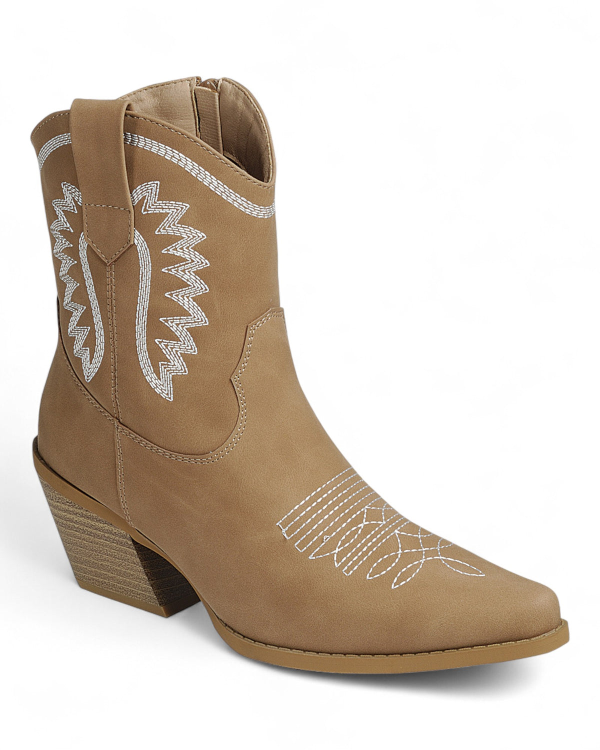 Women Chunky Heel Ankle Booties FL-CREEK-02