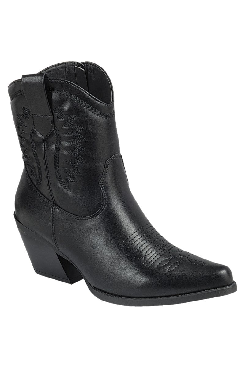 Women Chunky Heel Ankle Booties FL-CREEK-02