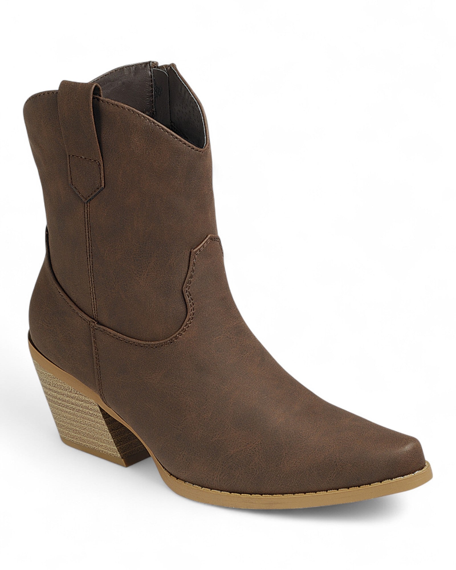 Women Chunky Heel Ankle Booties FL-CREEK-03