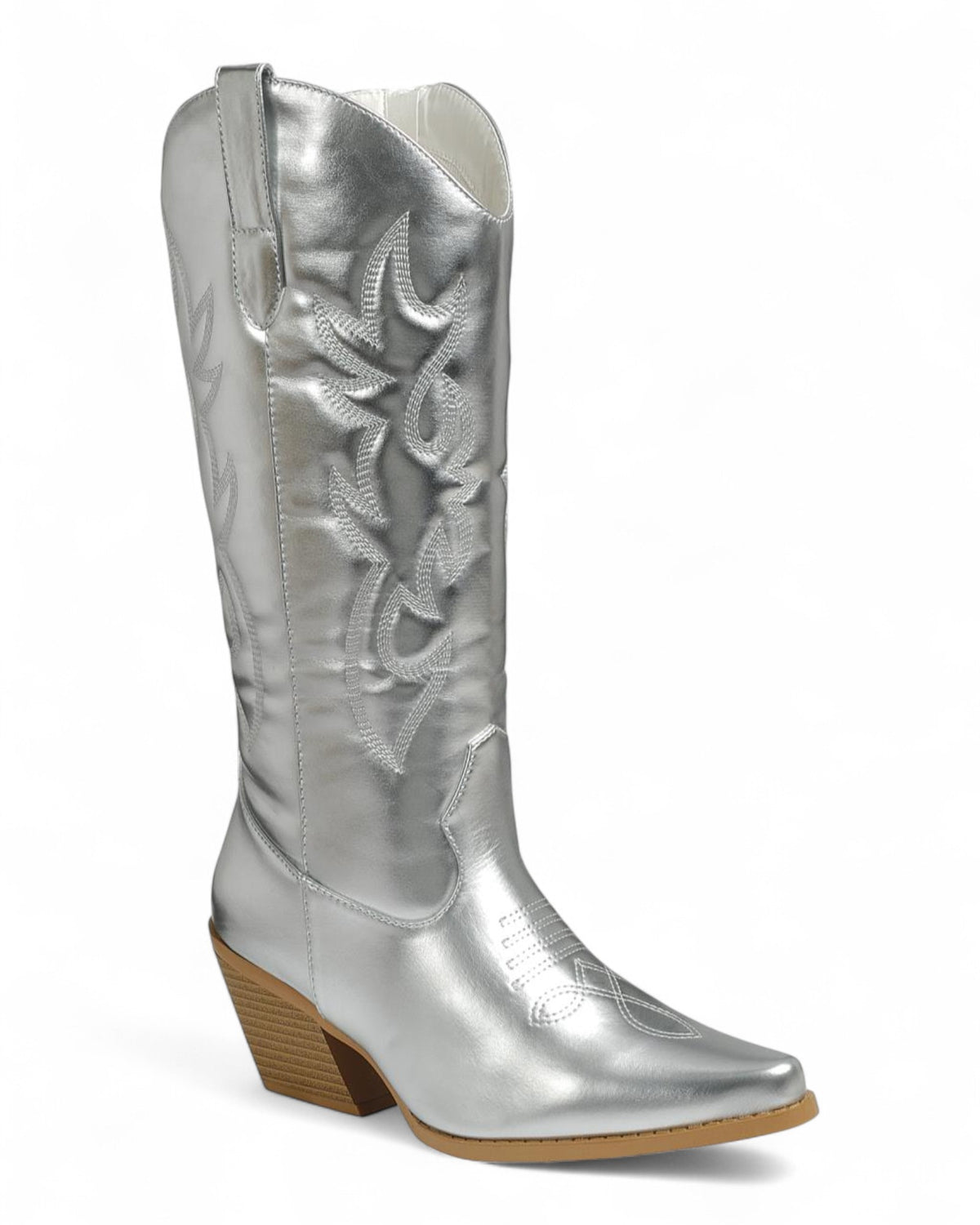 Women's High Chunky Heel Cowboy Boots FL-CREEK-15
