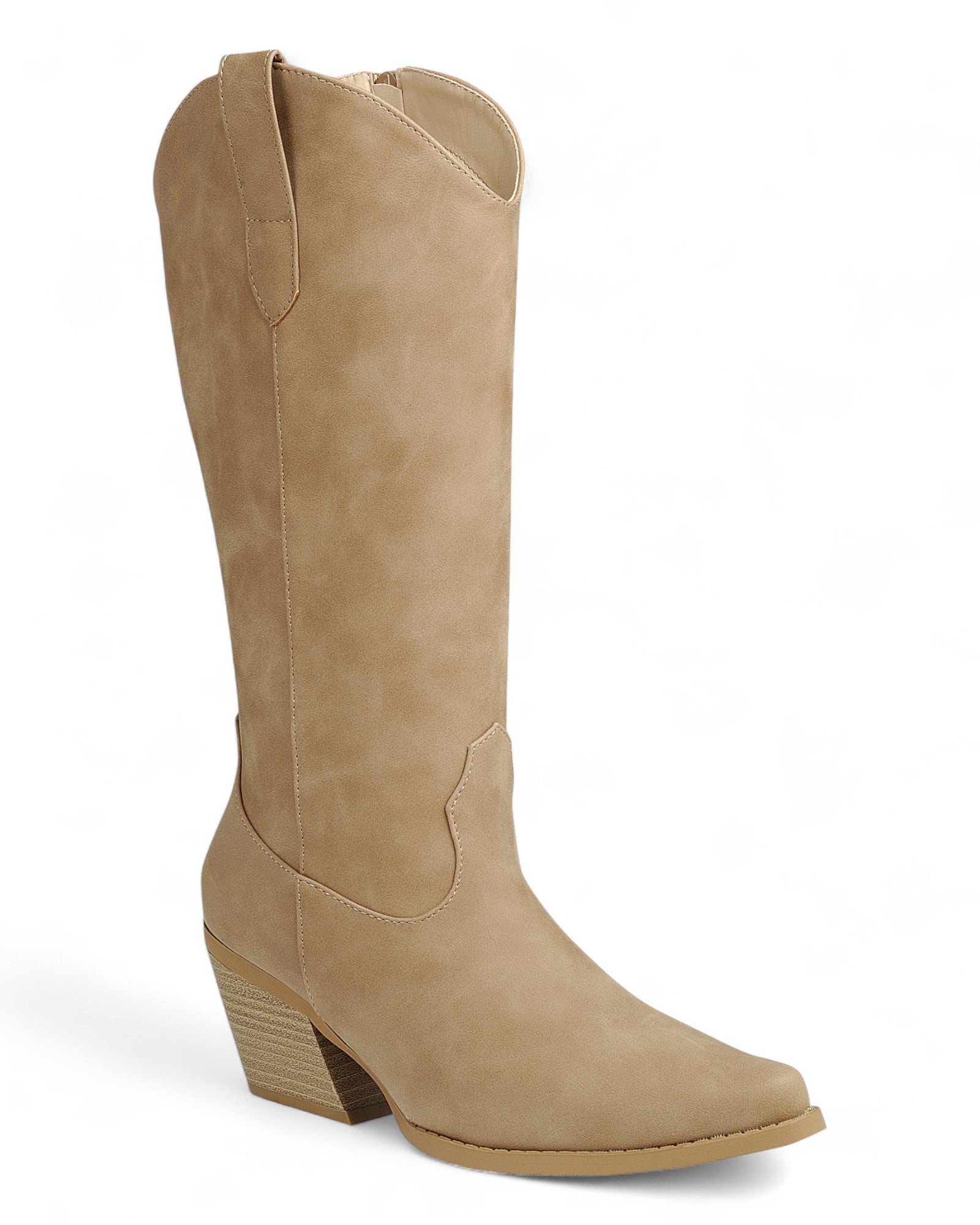 Women Chunky Heel Knee High Boots FL-CREEK-16