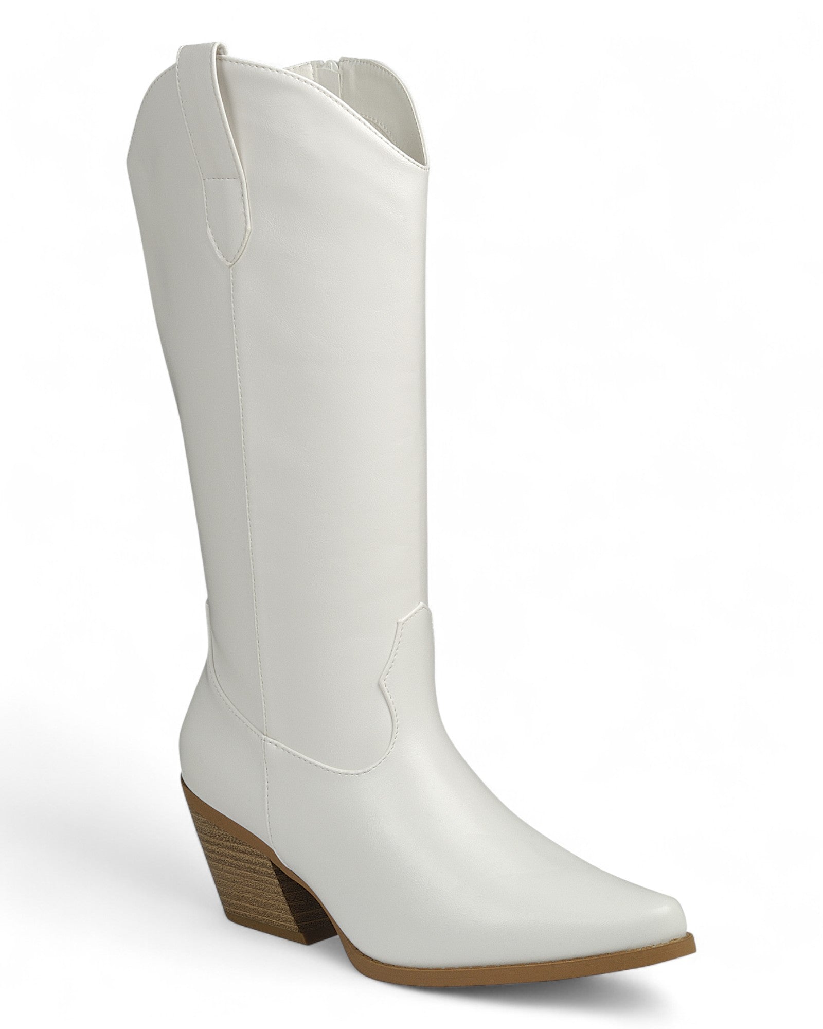 Women Chunky Heel Knee High Boots FL-CREEK-16