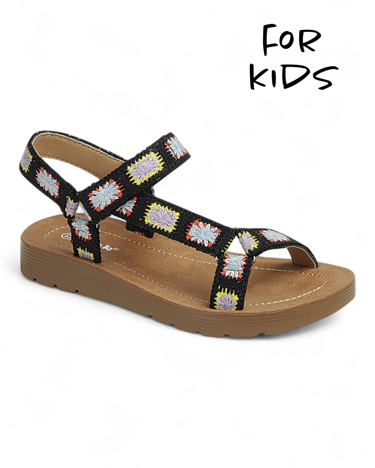 Kids Ankle Strap Sandal Shoes FL-CROCHET-108K