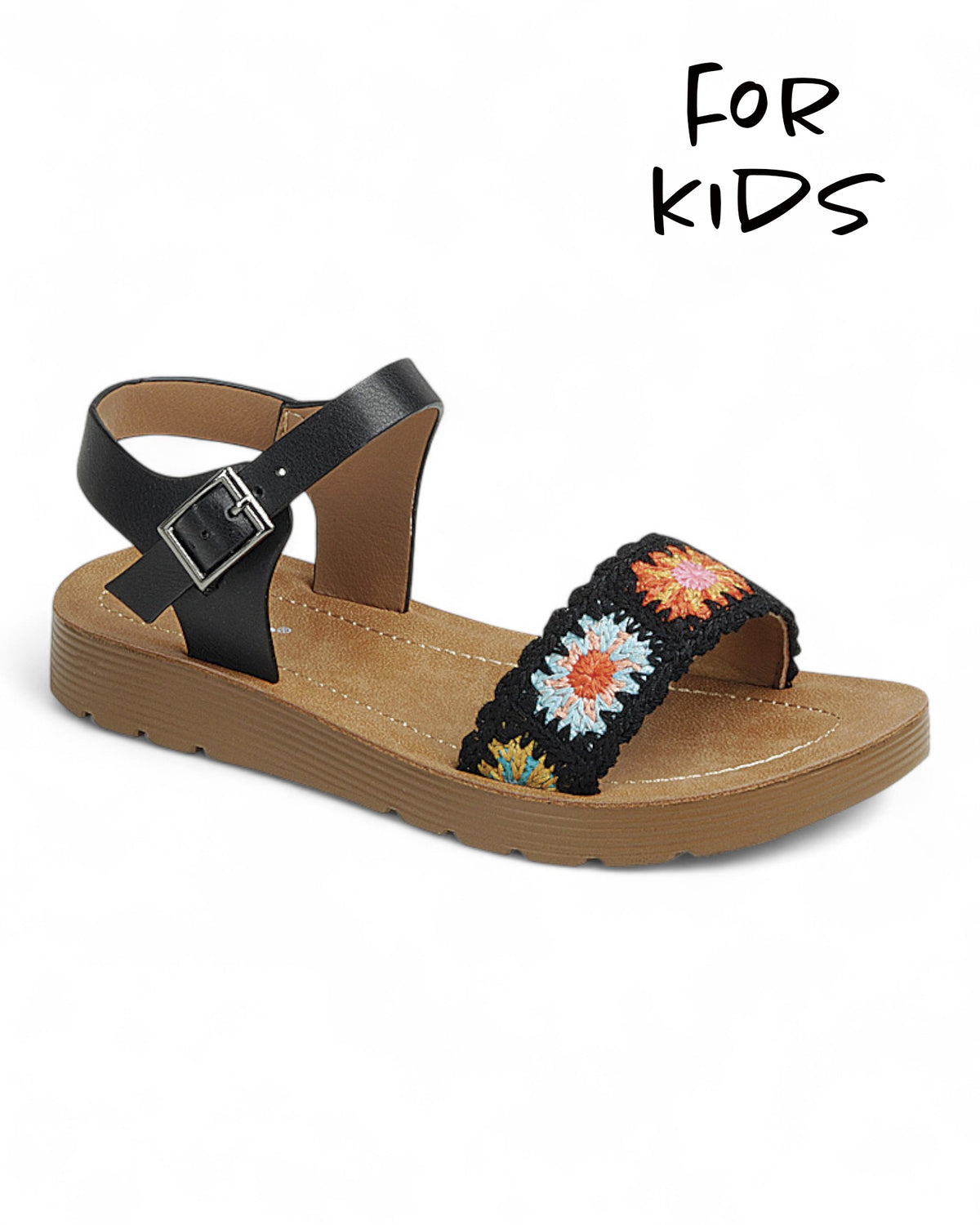 Kids Ankle Strap Sandal Shoes FL-CROCHET-48K