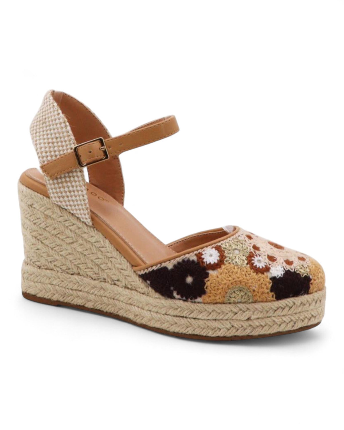Women Wedge Heel Ankle Strap Sandal Shoes JP-DITCH-23