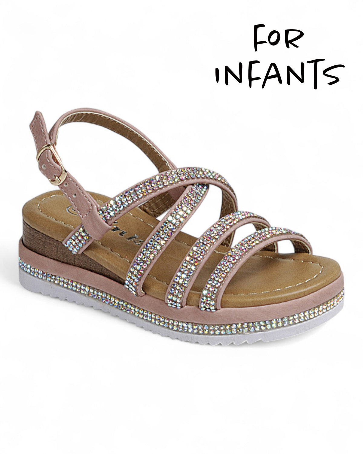 Baby Infant Wedge Heel Slingback Sandal Shoes FL-ELLIE-91KA